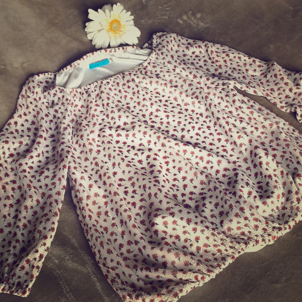 Alice + Olivia Floral Blouse
